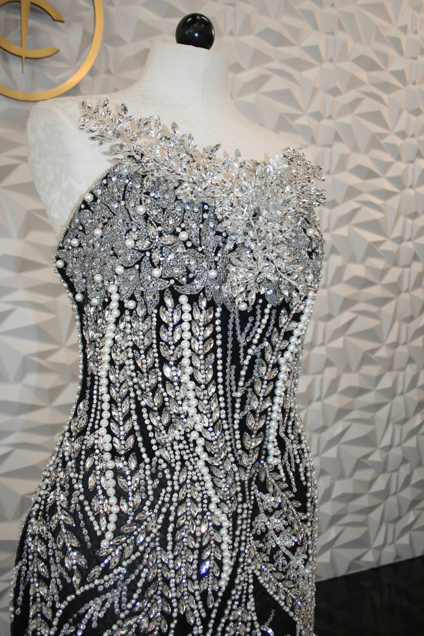 Black & silver Bre dress