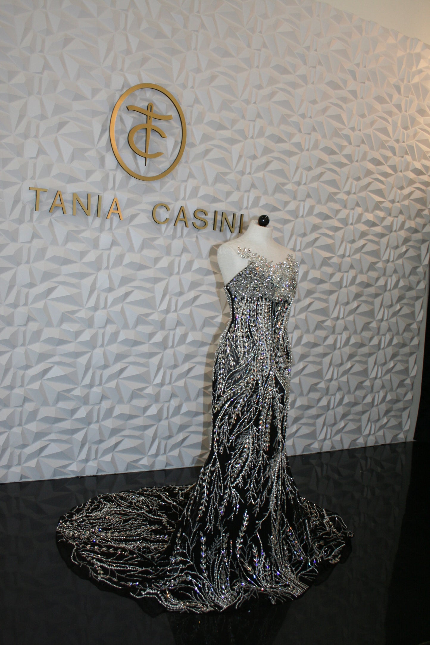 Black & silver Bre dress