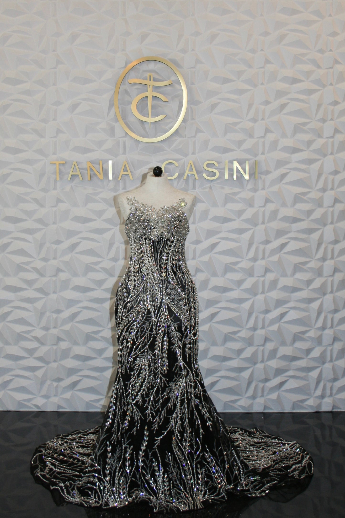 Black & silver Bre dress