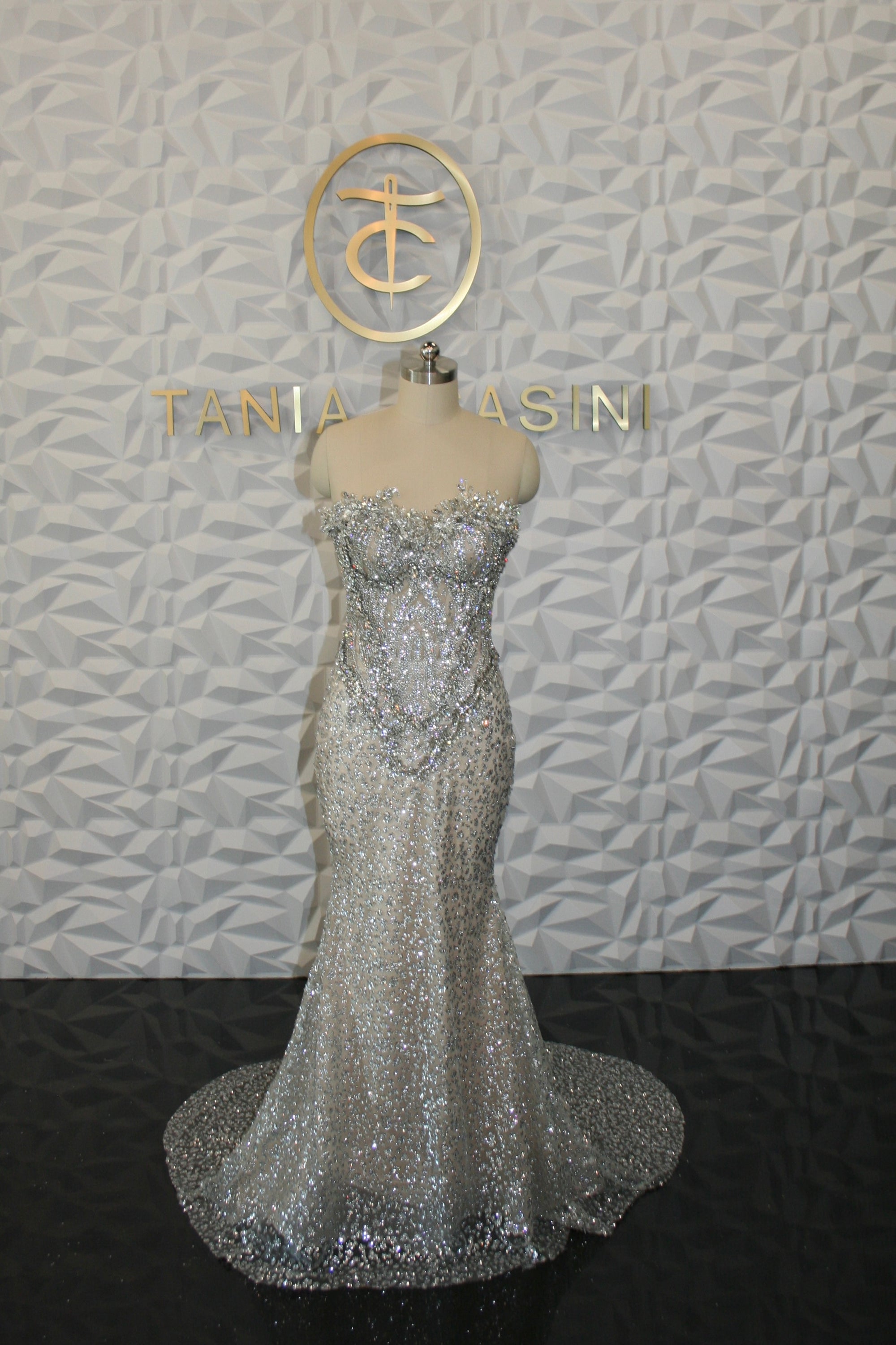 Silver &amp; Champagne Sloan Dress