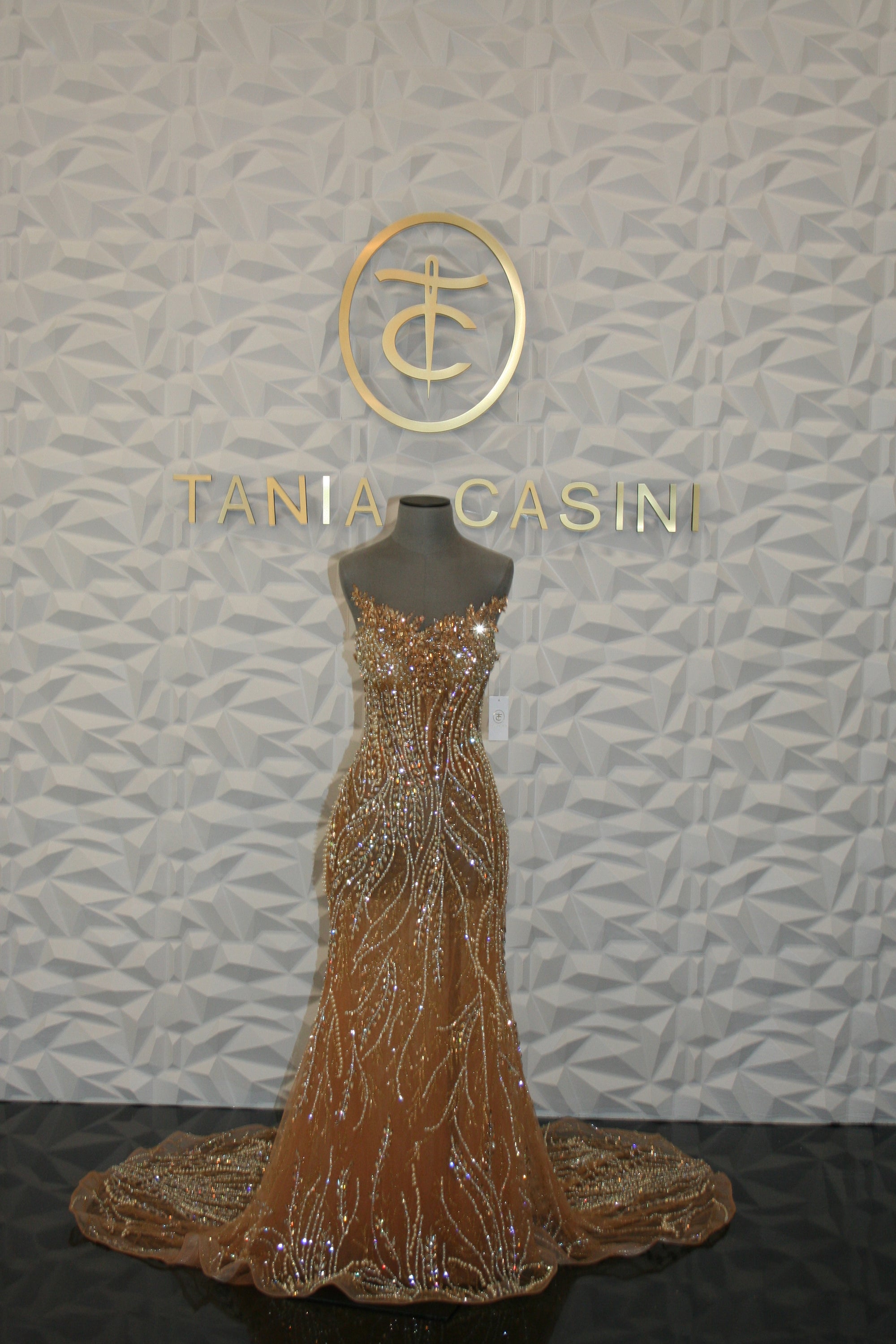 Champagne Gold Bre Dress Tania Casini Champagne Gold Bre Dress Tania Casini
