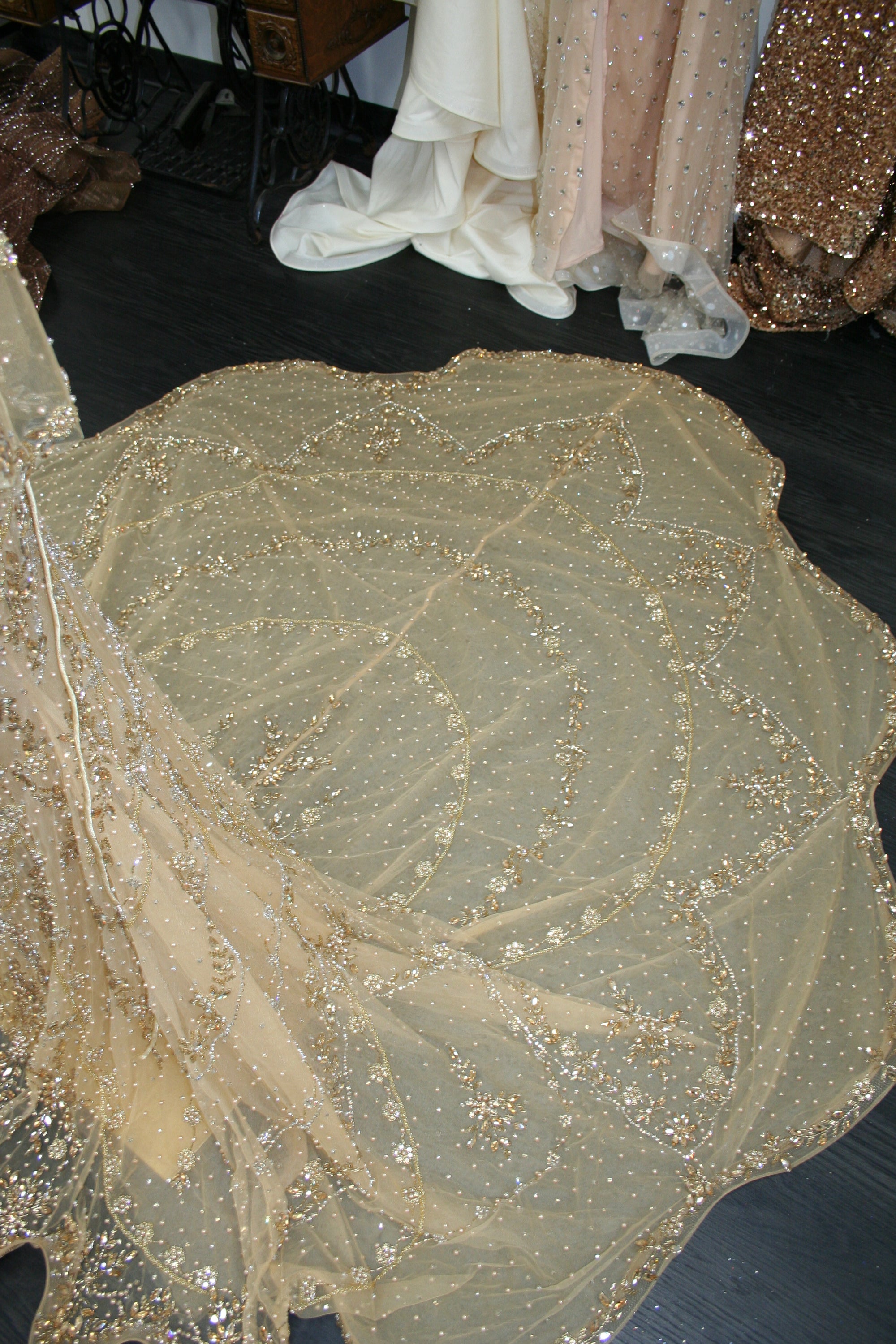 Gold Petalyn Dress