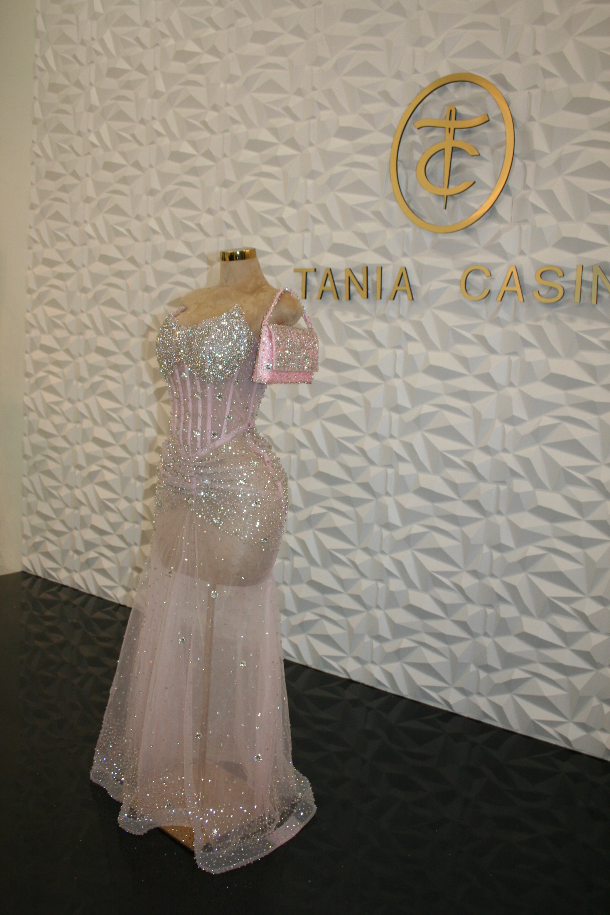 Hera Dress light pink w/ matching purse